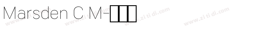 Marsden C M字体转换